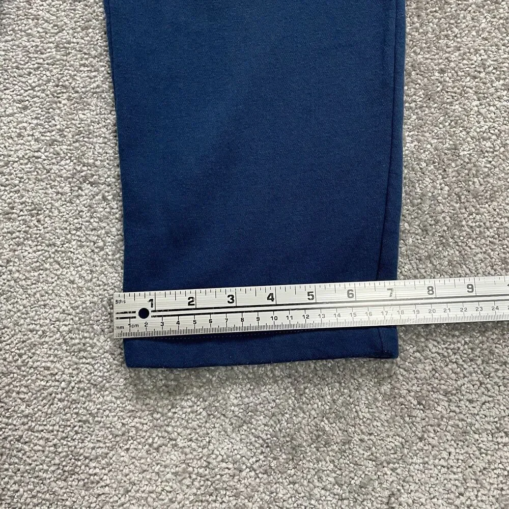 Blair Sweatpants Womens Medium Blue 26x28 Straight Leg Soft Elastic Waist Ladies